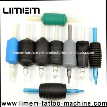 1 inch Silicone Tattoo Disposable Grip Rubber grip tube tattoo plastic grip excellent quality